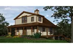 Lake House Plan Front of Home - Rachelle Prairie Style Home 080D-0026 - Shop House Plans and More