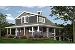 Vacation House Plan Front of Home - Silent Hill Vacation Home 080D-0027 - Shop House Plans and More