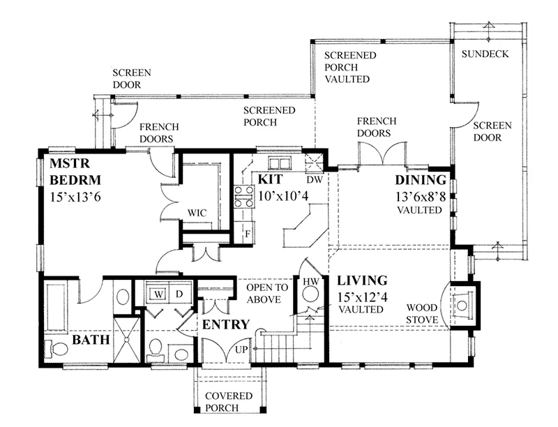 Country House Plan First Floor - 080D-0029 - Shop House Plans and More