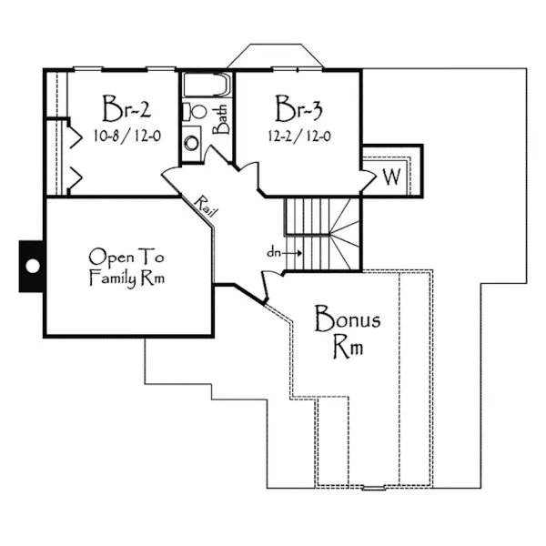 Country House Plan Second Floor - Maryknoll Pond Country Home 082D-0006 - Shop House Plans and More