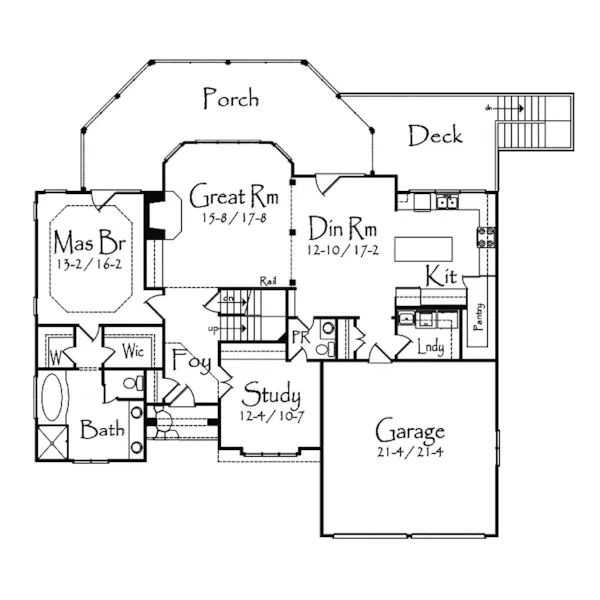 European House Plan First Floor - Marsala Place Traditional Home 082D-0014 - Shop House Plans and More