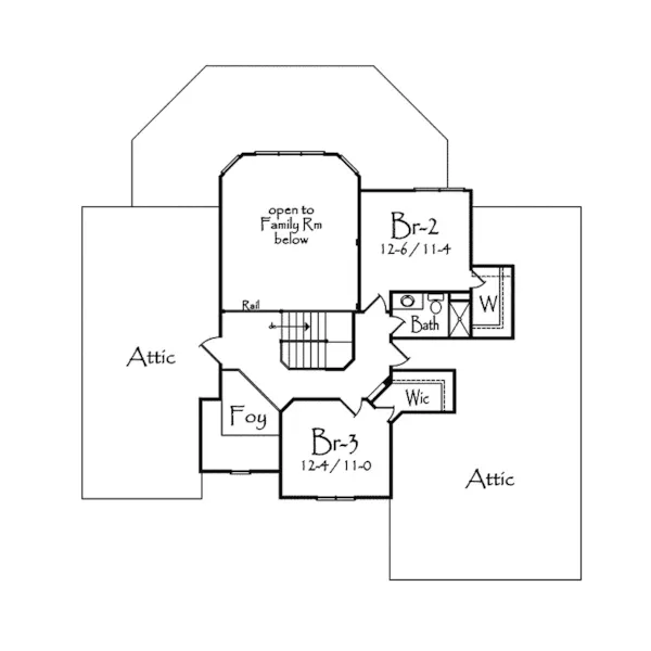 European House Plan Second Floor - Marsala Place Traditional Home 082D-0014 - Shop House Plans and More