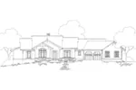 Country House Plan Front of Home - Acadia Path Craftsman Home 082D-0043 - Search House Plans and More
