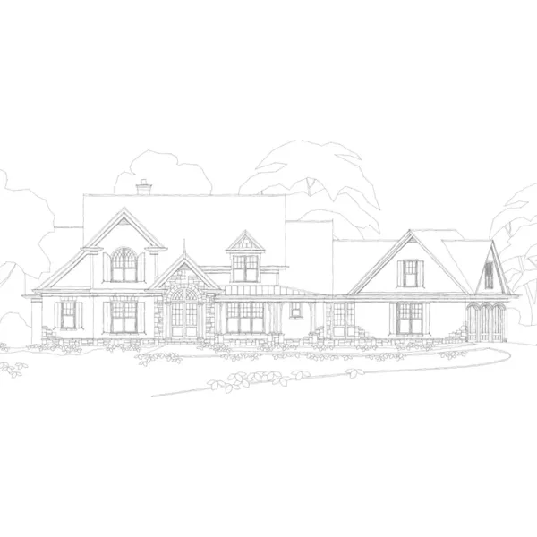 Country House Plan Front of Home - Laurens European Luxury Home 082D-0049 - Shop House Plans and More