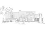 Country House Plan Front of Home - Mayer Stream Luxury Home 082D-0050 - Shop House Plans and More