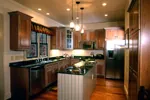Rustic House Plan Kitchen Photo 01 - Wells Branch Cabin Farmhouse 082D-0065 - Shop House Plans and More