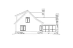 Rustic House Plan Rear Elevation - Wells Branch Cabin Farmhouse 082D-0065 - Shop House Plans and More
