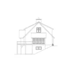 Craftsman House Plan Left Elevation - Grinnell Terrace European Home 082D-0066 - Search House Plans and More