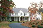 Southern House Plan Front of Home - Avanti Acadian Country Home 082S-0003 - Search House Plans and More
