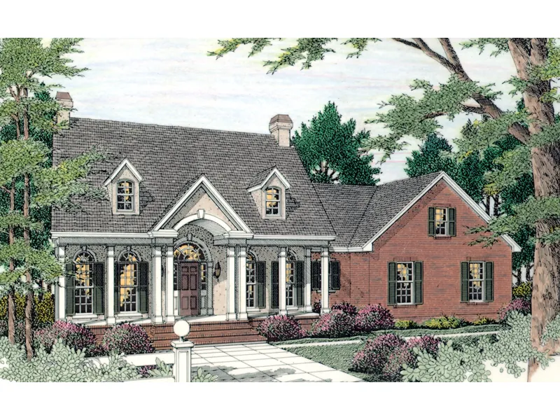 Timeless Country Home With Gracious Southern Porch