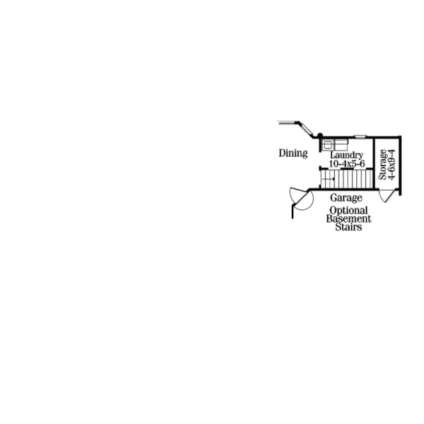 Ranch House Plan Optional Floor Plan - Crandall Colonial Home 084D-0013 - Search House Plans and More