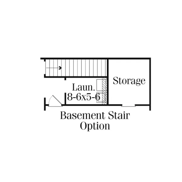 Colonial House Plan Optional Stairs - Monclay Country Ranch Home 084D-0037 - Shop House Plans and More