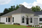 Ranch House Plan Side View Photo 02 - Belle Cove European Home 084D-0052 - Search House Plans and More