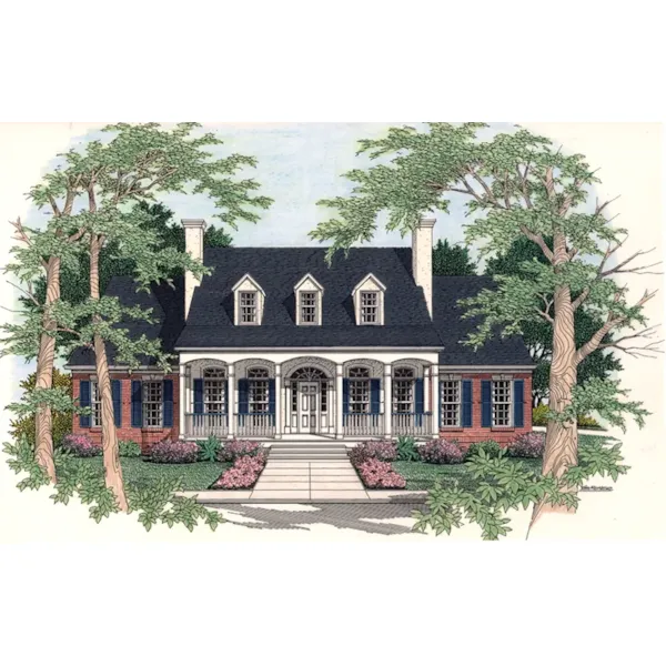 Country House Plan Front of Home - Bellmont Lane Southern Home 084D-0053 - Shop House Plans and More