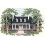 Acadian House Plan Front of Home - Bellmont Lane Southern Home 084D-0053 - Shop House Plans and More