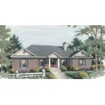 Traditional House Plan Front of House 084D-0055