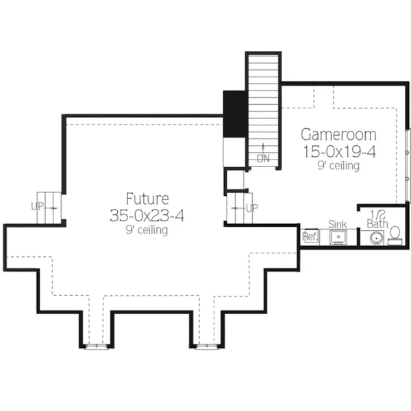 Traditional House Plan Second Floor - Abbot Park Luxury Home 084D-0056 - Shop House Plans and More