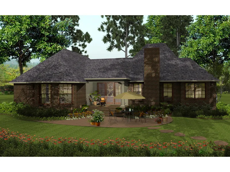Lowcountry House Plan Rear Photo 01 - 084D-0057 - Shop House Plans and More