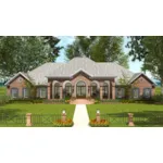 Country House Plan Front of Home - Casadore Southern Home 084D-0059 - Search House Plans and More