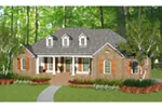Ranch House Plan Front of Home - 084D-0060 - Shop House Plans and More