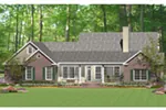 Ranch House Plan Rear Photo 01 - Clark Bend Southern Home 084D-0061 - Search House Plans and More
