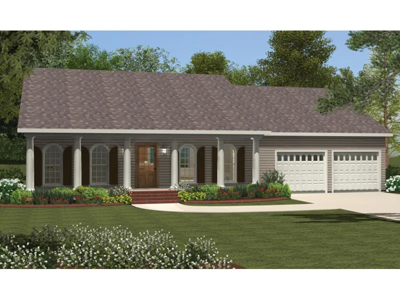 Cabin & Cottage House Plan Front Photo 02 - Grassham Ranch Home 084D-0065 - Search House Plans and More