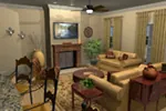 Cabin & Cottage House Plan Living Room Photo 01 - Grassham Ranch Home 084D-0065 - Search House Plans and More