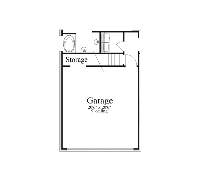 Rustic House Plan Garage Floor Plan - 084D-0066 - Shop House Plans and More