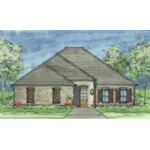 Southern House Plan Front of Home - Kerrville European Home 084D-0067 - Shop House Plans and More