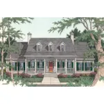 Traditional House Plan Front of House 084D-0069