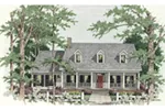 Traditional House Plan Front of House 084D-0071