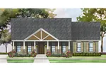 Southern House Plan Front of Home - 084D-0073 - Shop House Plans and More