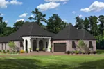 Ranch House Plan Front of House 084D-0076