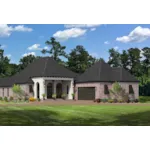 Country House Plan Front of Home - Symons European Home 084D-0076 - Shop House Plans and More