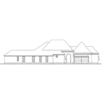 Country House Plan Left Elevation - Symons European Home 084D-0076 - Shop House Plans and More