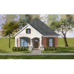 Front of Home - Trellis Cottage Home 084D-0080 - Shop House Plans and More