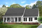 Modern Farmhouse Plan Front of Home - Birch Hollow Country Home 084D-0082 - Search House Plans and More