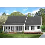 Southern House Plan Front of Home - Birch Hollow Country Home 084D-0082 - Search House Plans and More