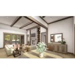 Great Room Photo 01 - Timber Stone Craftsman Home 084D-0083 - Shop House Plans and More