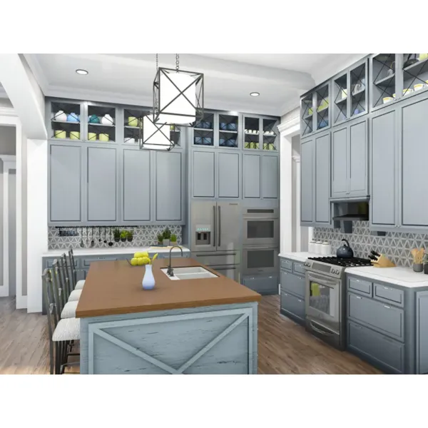 European House Plan Kitchen Photo 02 - Carra Belle Country Home 084D-0084 - Search House Plans and More