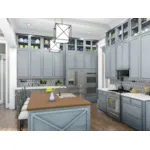 European House Plan Kitchen Photo 02 - Carra Belle Country Home 084D-0084 - Search House Plans and More