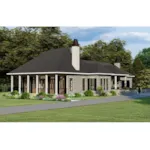 European House Plan Rear Photo 01 - Carra Belle Country Home 084D-0084 - Search House Plans and More