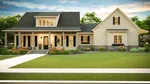 Florida House Plan Front of Home - White House Country Home 084D-0085 - Shop House Plans and More