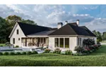 Country French House Plan Rear Photo 03 - Simons Bayou Acadian Home 084D-0087 - Shop House Plans and More