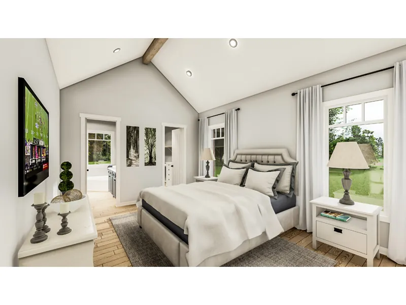 Country House Plan Master Bedroom Photo 01 - Blueberry Farm Ranch Home 084D-0091 - Search House Plans and More