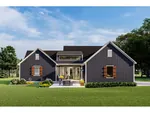 Country House Plan Rear Photo 01 - Blueberry Farm Ranch Home 084D-0091 - Search House Plans and More