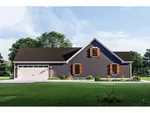 Country House Plan Side View Photo - Blueberry Farm Ranch Home 084D-0091 - Search House Plans and More