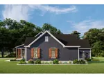 Country House Plan Side View Photo 01 - Blueberry Farm Ranch Home 084D-0091 - Search House Plans and More