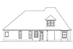 Acadian House Plan Rear Elevation - 084D-0099 | House Plans and More