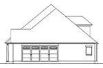 Acadian House Plan Right Elevation - 084D-0099 | House Plans and More